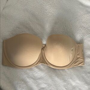 Cacique Strapless Beige Bra